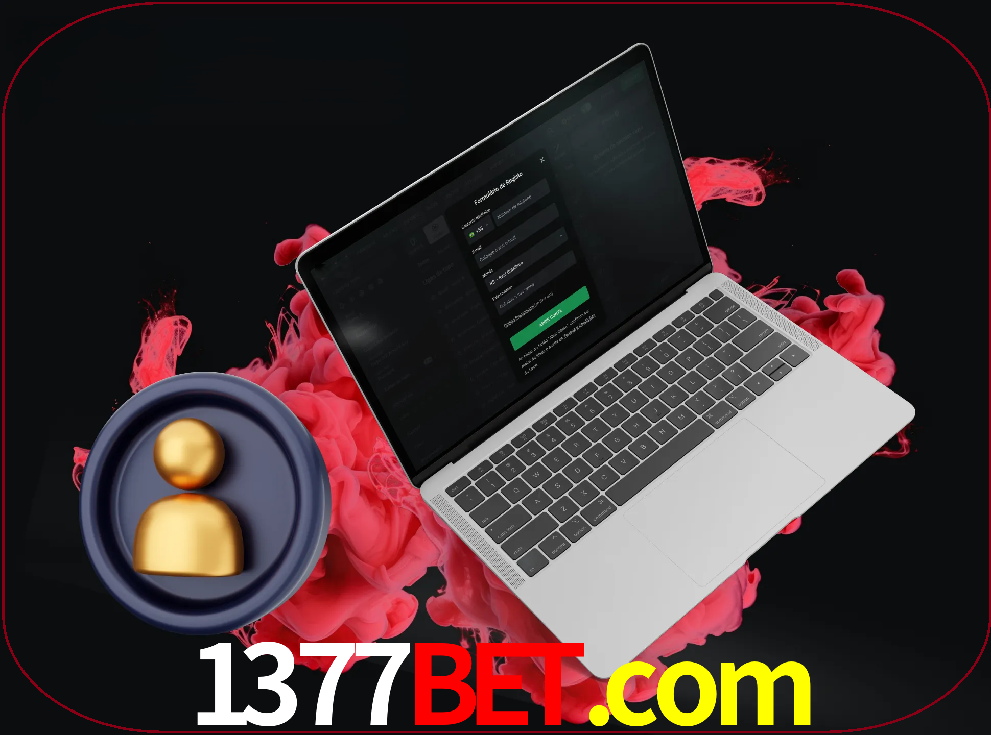 No cabeçalho do site 1377bet, clique no botão que o levará a um formulário especial onde terá de introduzir as suas informações actuais.