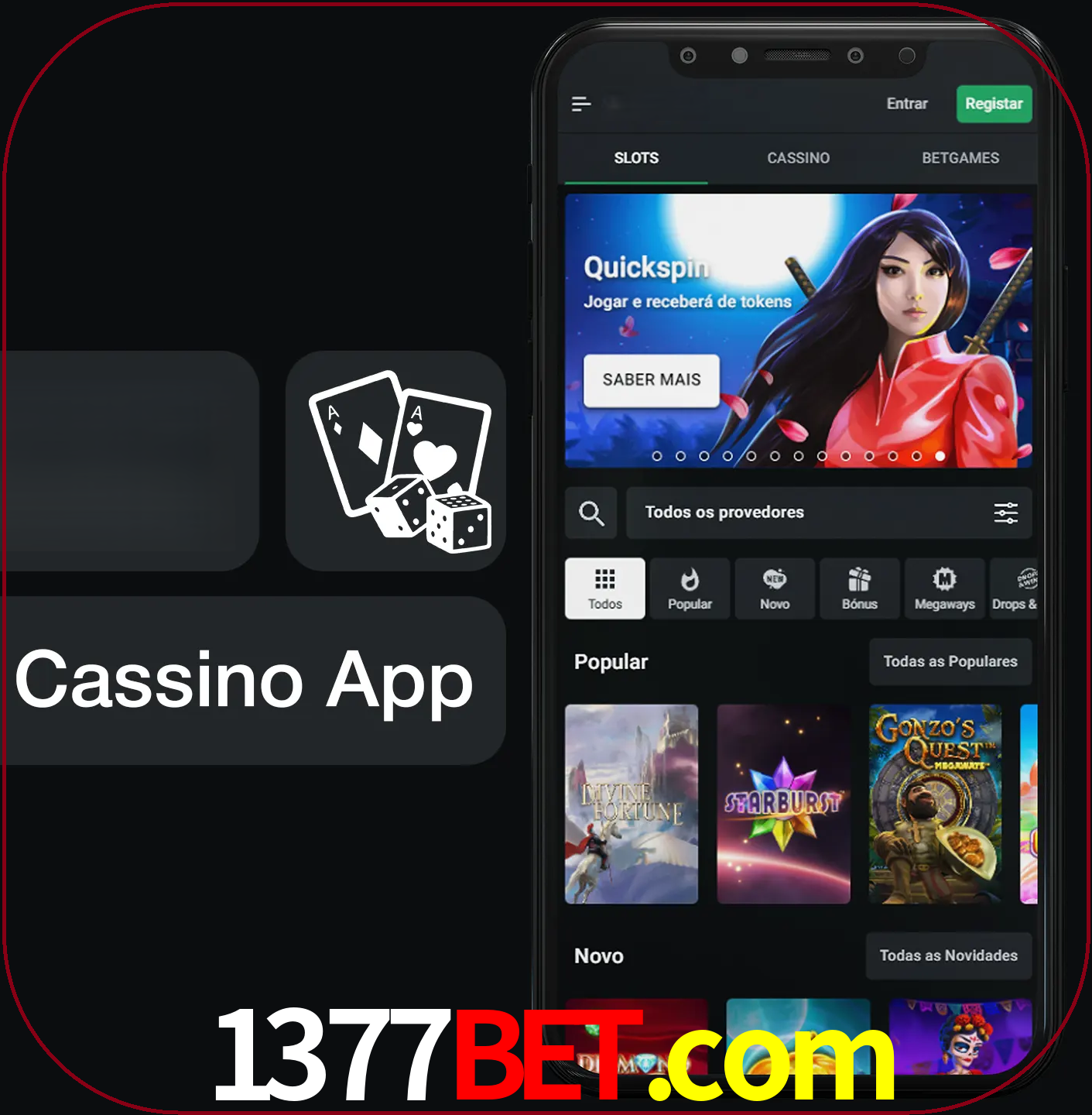 Jogue jogos de cassino e ganhe.
