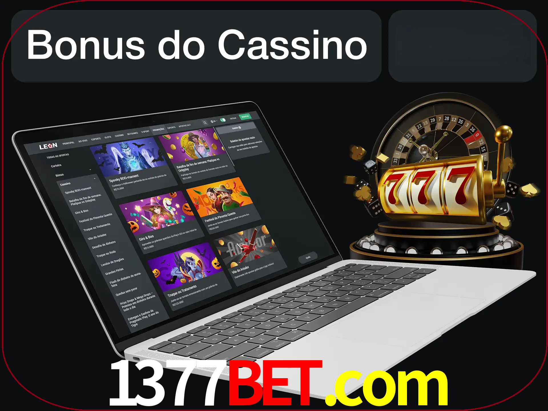Use o bônus do cassino para começar melhor.
