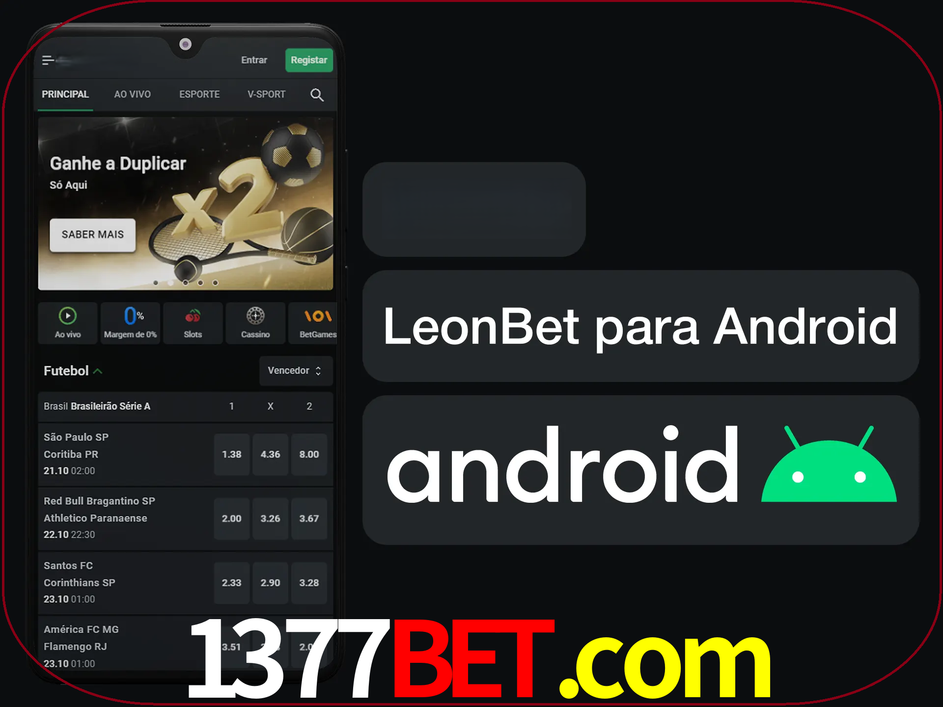 Adquira sua versão poket de LeonBet.